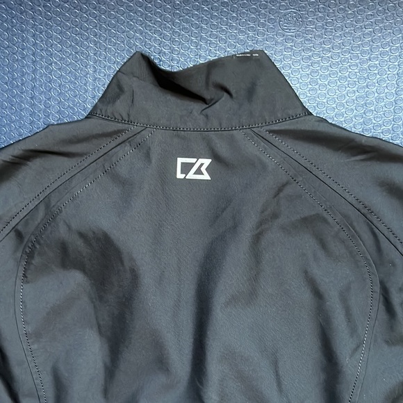 Cutter & Buck Black WeatherTec Zip Up Golf Jacket | EUC Size Small - Picture 13 of 16